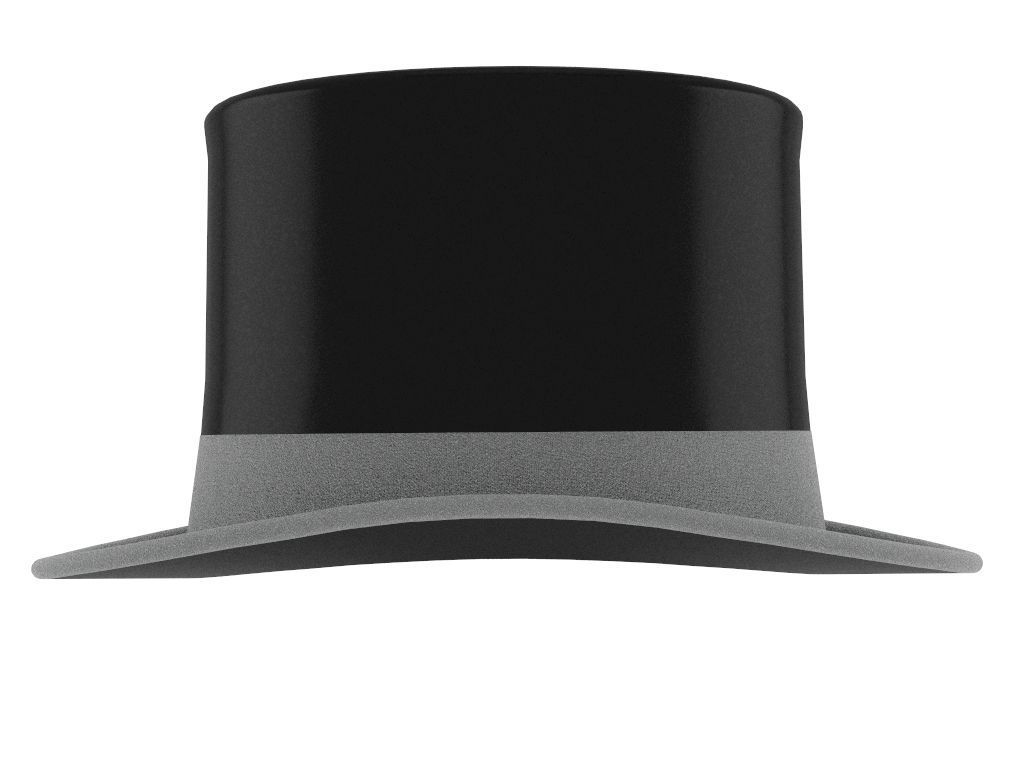 Top Hat 3D model_6
