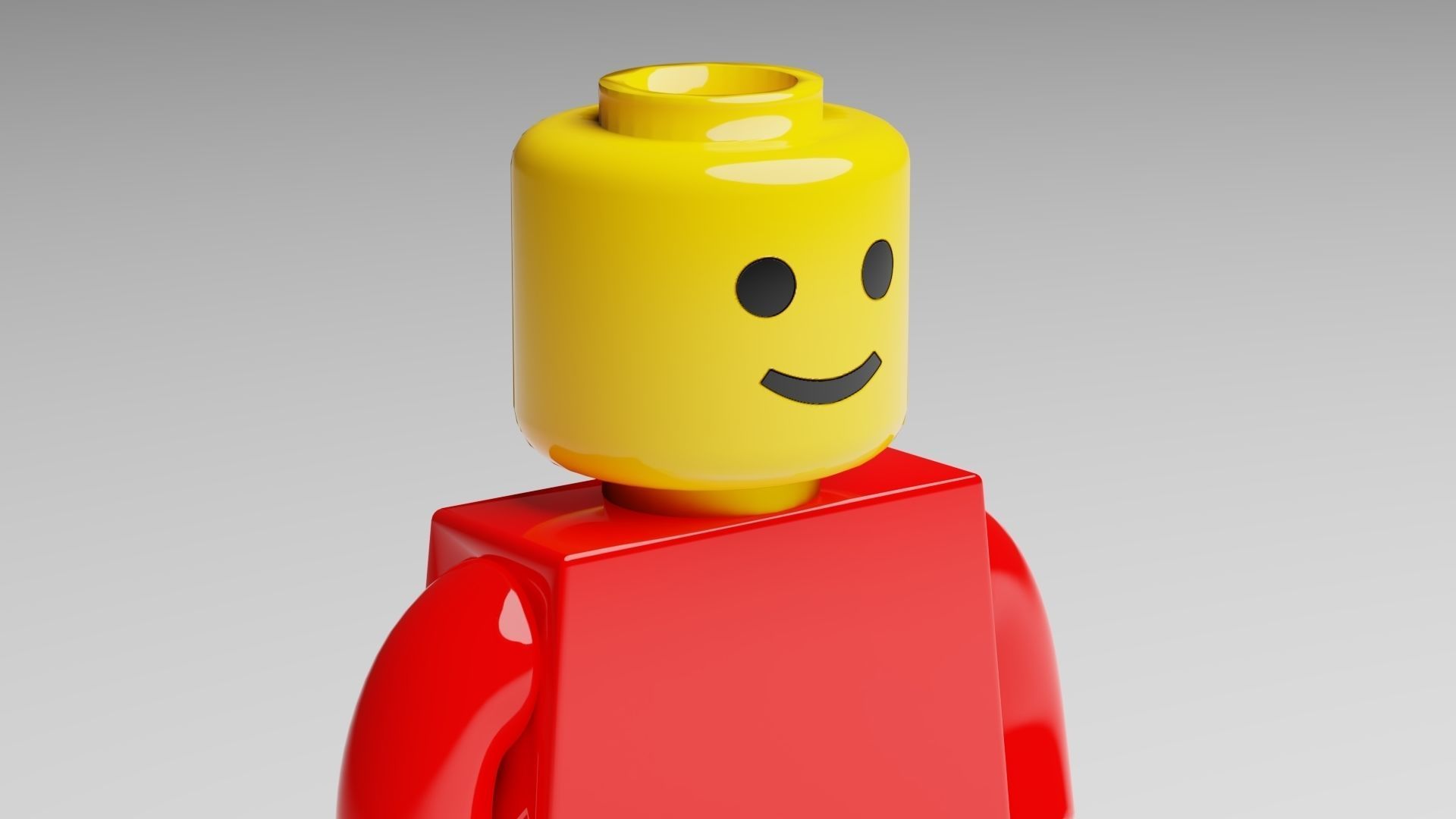 lego man 3d model