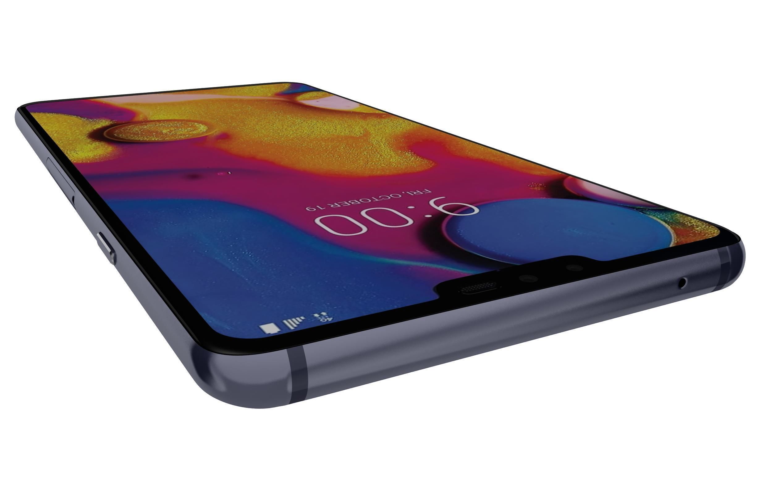 LG V40 ThinQ Moroccan Blue 3D model_8