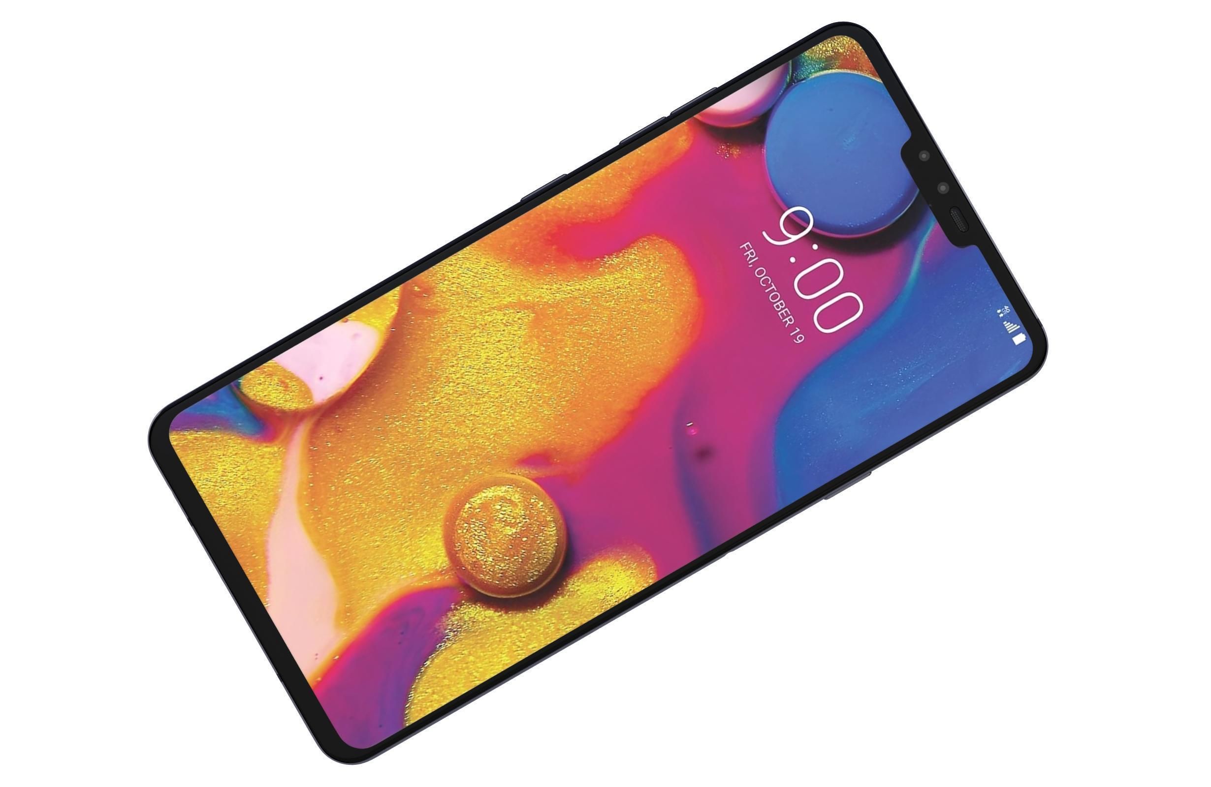 LG V40 ThinQ Moroccan Blue 3D model_6