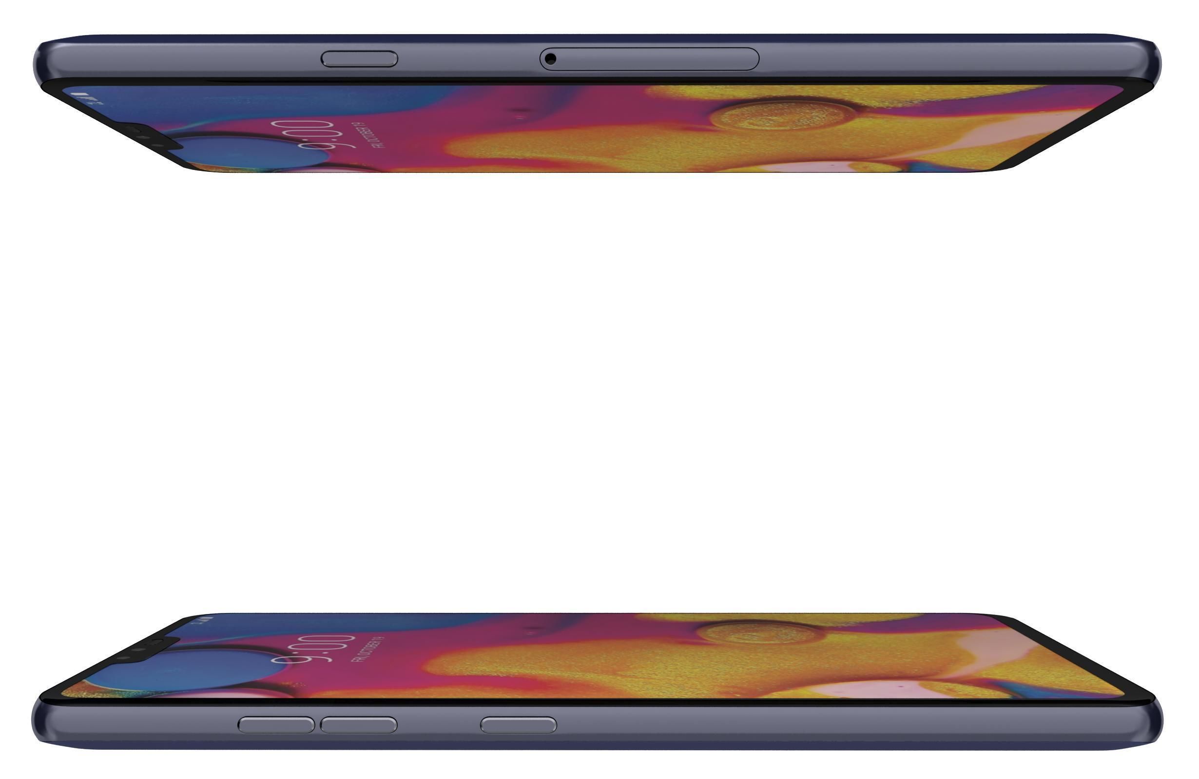 LG V40 ThinQ Moroccan Blue 3D model_2