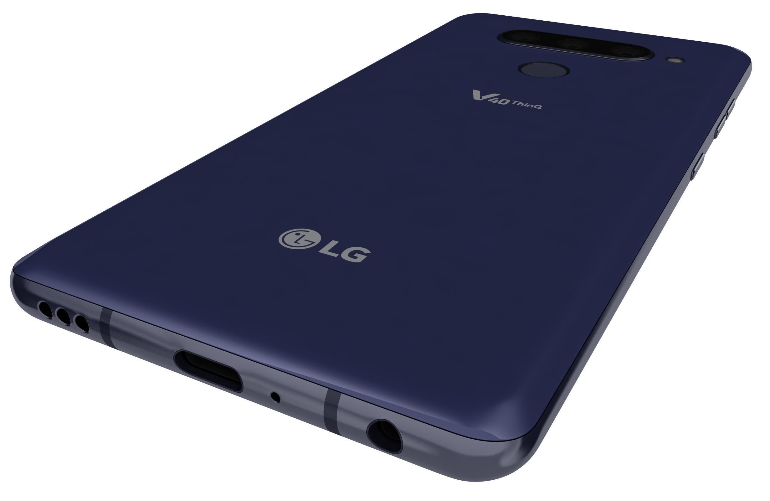 LG V40 ThinQ Moroccan Blue 3D model_10