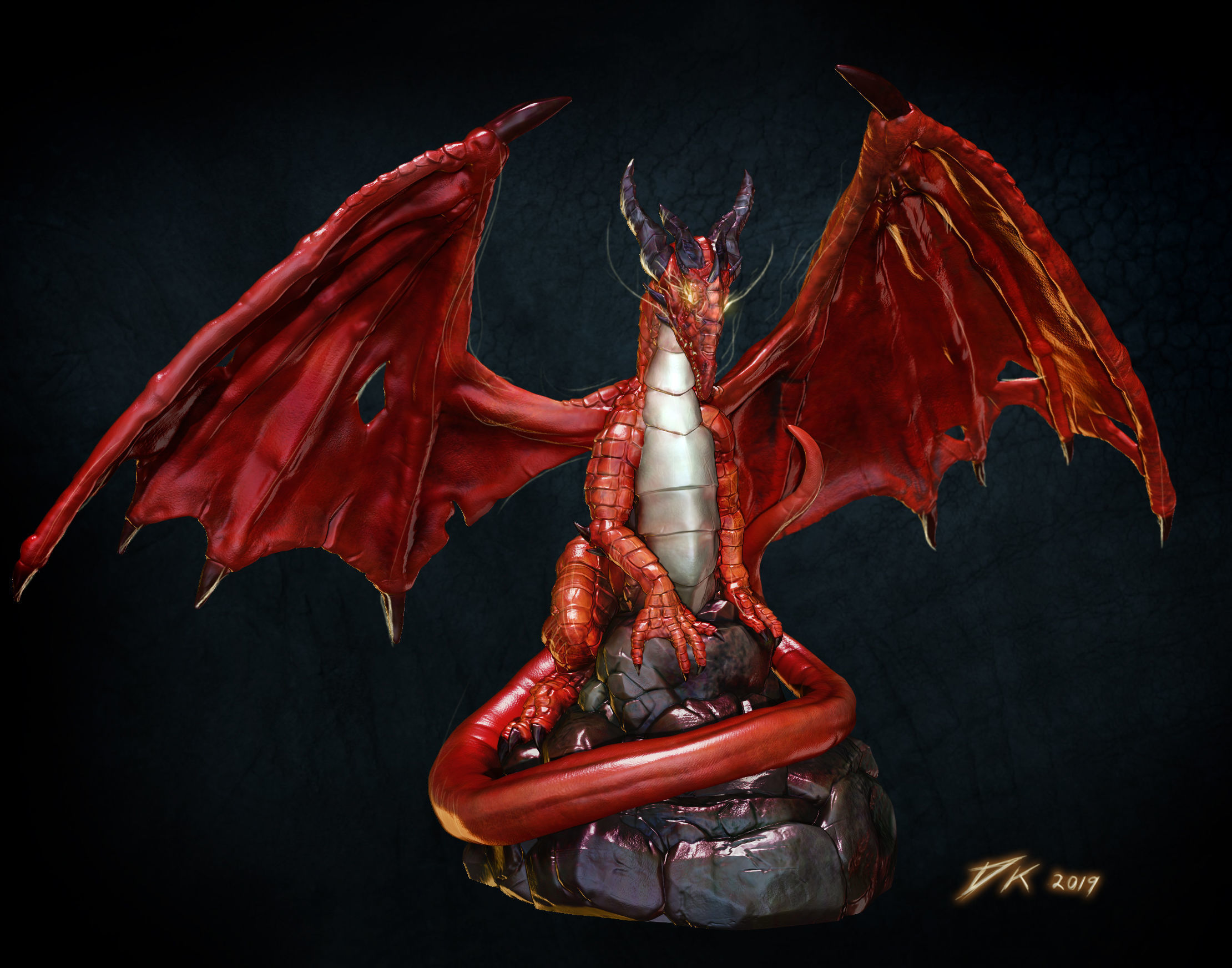 Dragon Character 3D print model_17