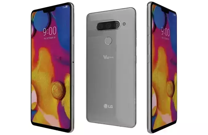 LG V40 ThinQ Platinum gray