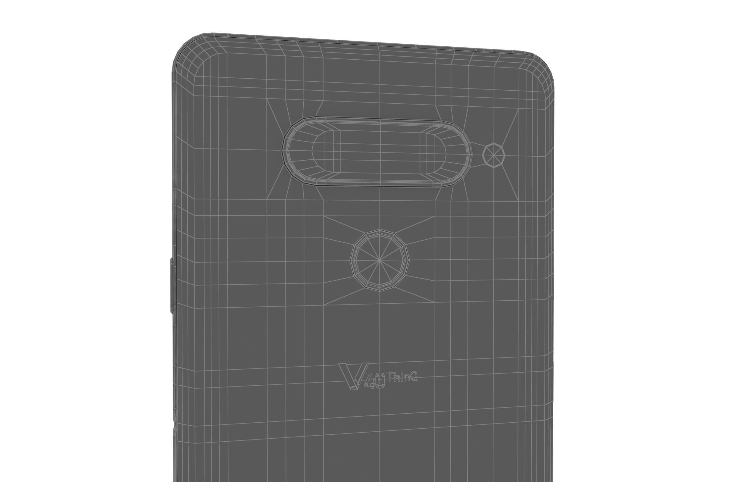 LG V40 ThinQ Platinum gray 3D model_16