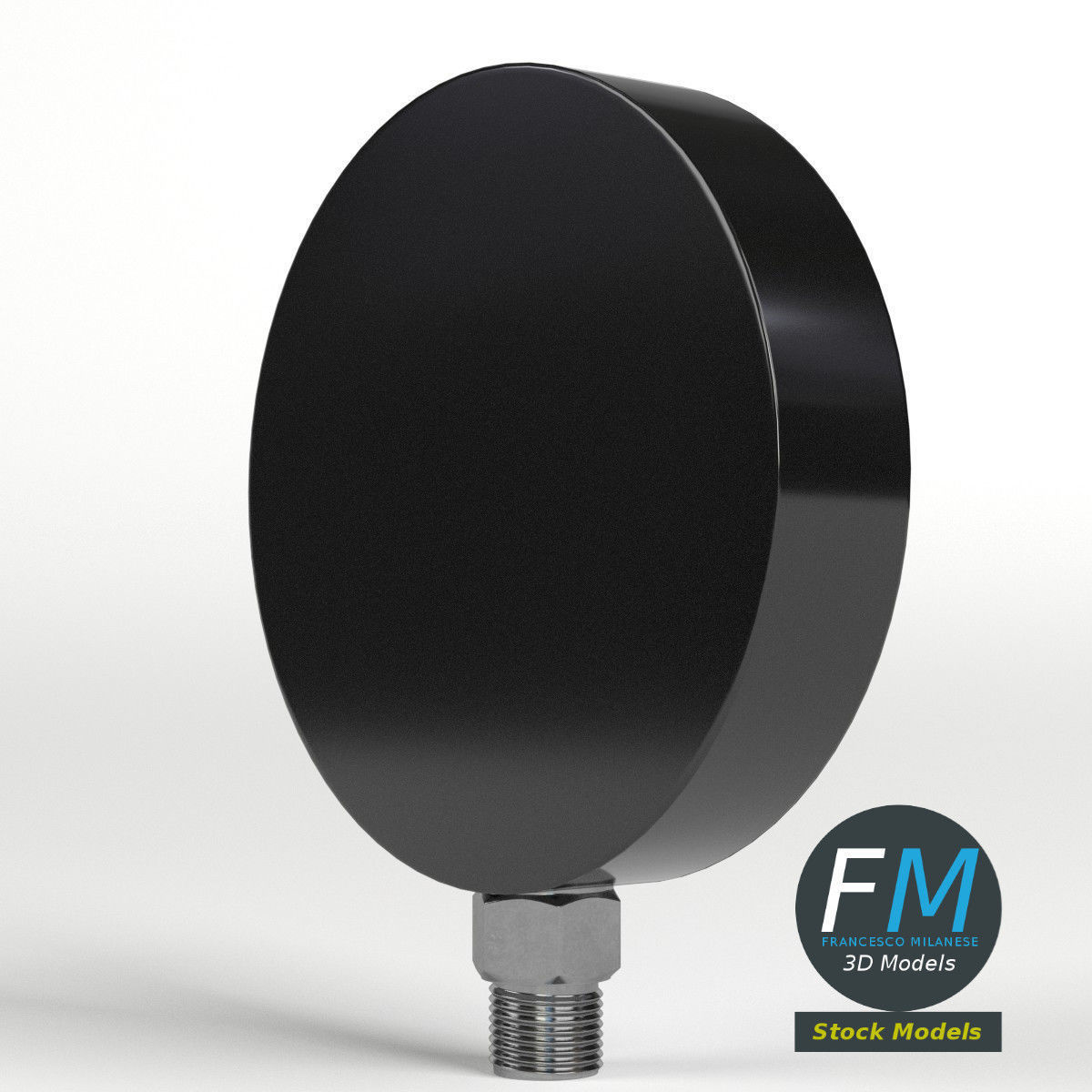 Pressure gauge 3D model_4