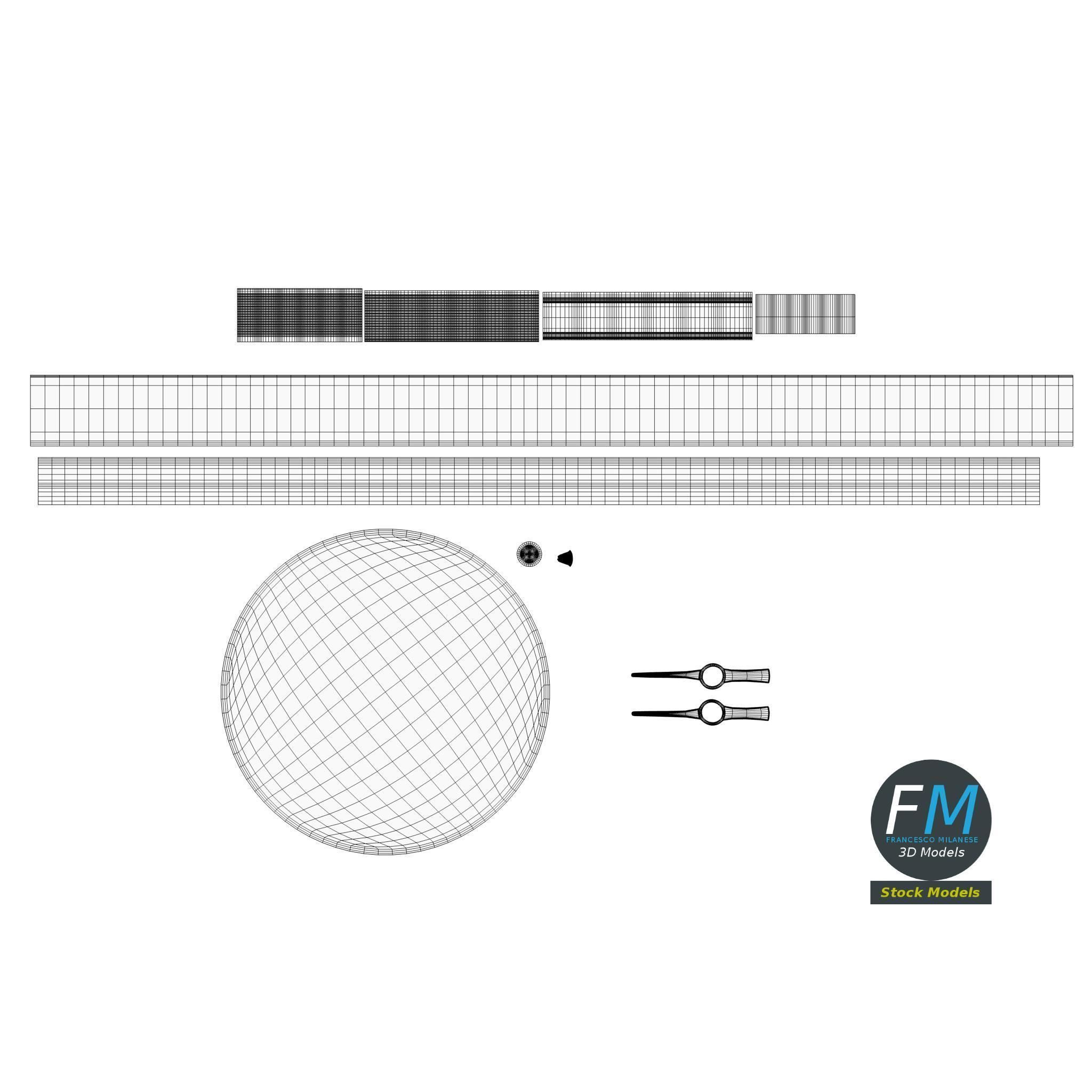 Pressure gauge 3D model_11