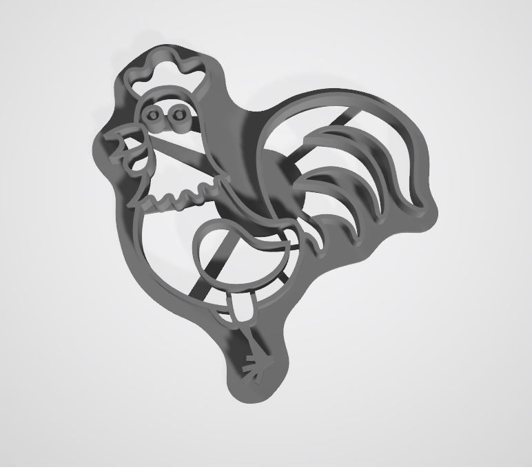 CUTTING FOR COOKIES ON A BLUE TRACTOR 3D print model_13