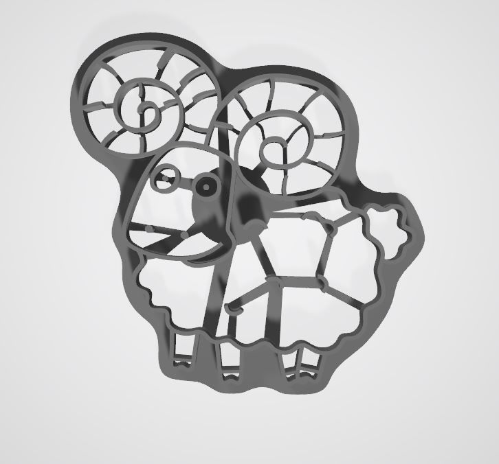 CUTTING FOR COOKIES ON A BLUE TRACTOR 3D print model_4