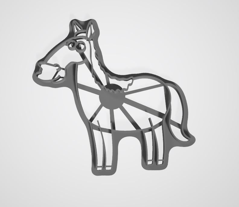 CUTTING FOR COOKIES ON A BLUE TRACTOR 3D print model_8