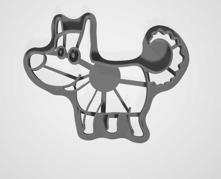 CUTTING FOR COOKIES ON A BLUE TRACTOR 3D print model_15