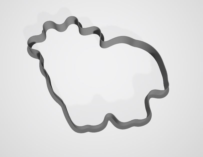 CUTTING FOR COOKIES ON A BLUE TRACTOR 3D print model_24