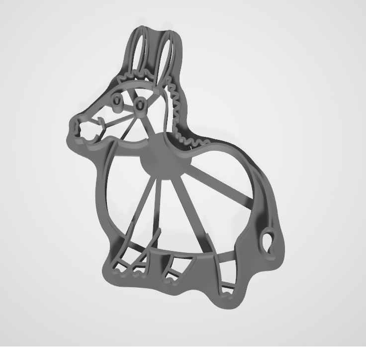 CUTTING FOR COOKIES ON A BLUE TRACTOR 3D print model_12