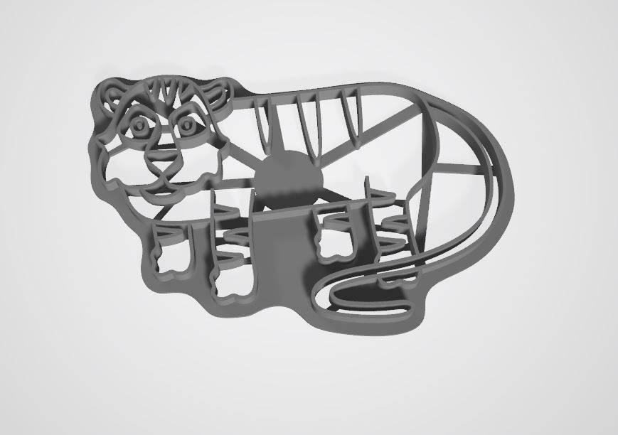 CUTTING FOR COOKIES ON A BLUE TRACTOR 3D print model_16