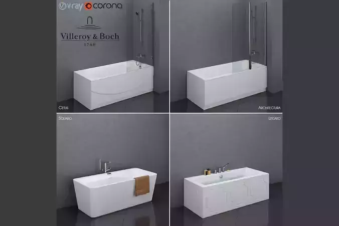Set of baths Villeroy - Boch set 23