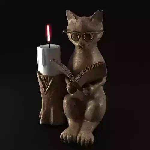 Cat Candle Holder