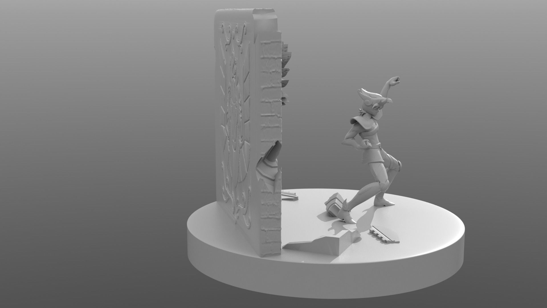 PEGASUS RYU SEIKEN Seiya from Saint Seiya 3D print model_4