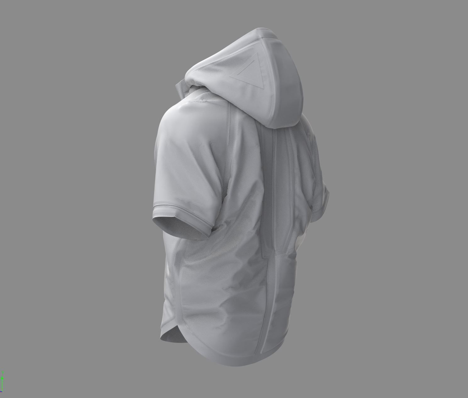 Cyberpunk Jacket - Marvelous Designer  3D model_3