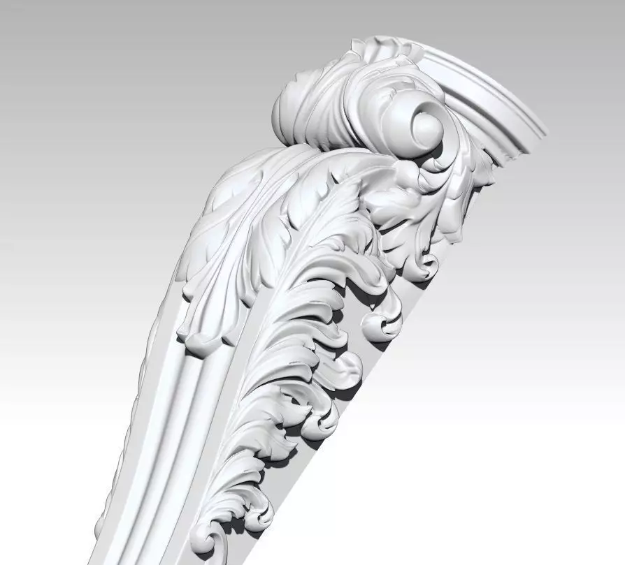 Patterns Carving Panel Leg Element furniture  3D print model_0