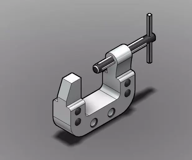 C-Clamp Concept Free 3D model_0