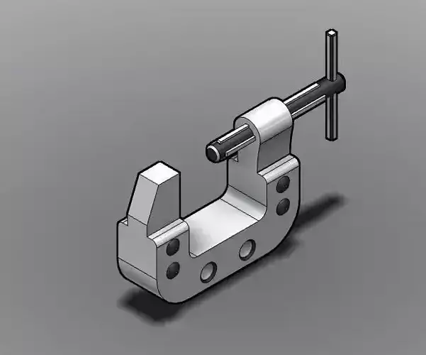 C-Clamp Concept Free 3D model