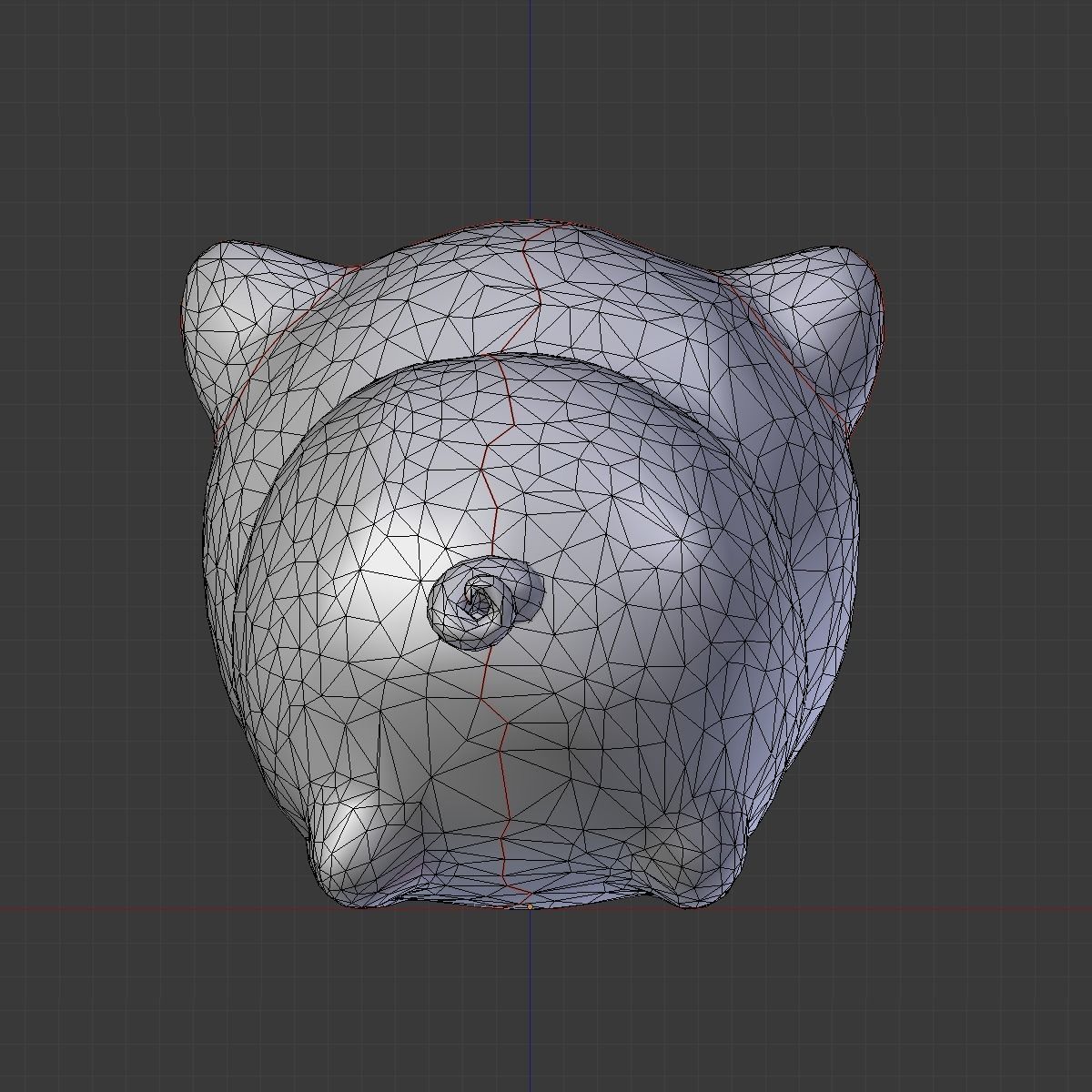 Cute Pig 3D model_9