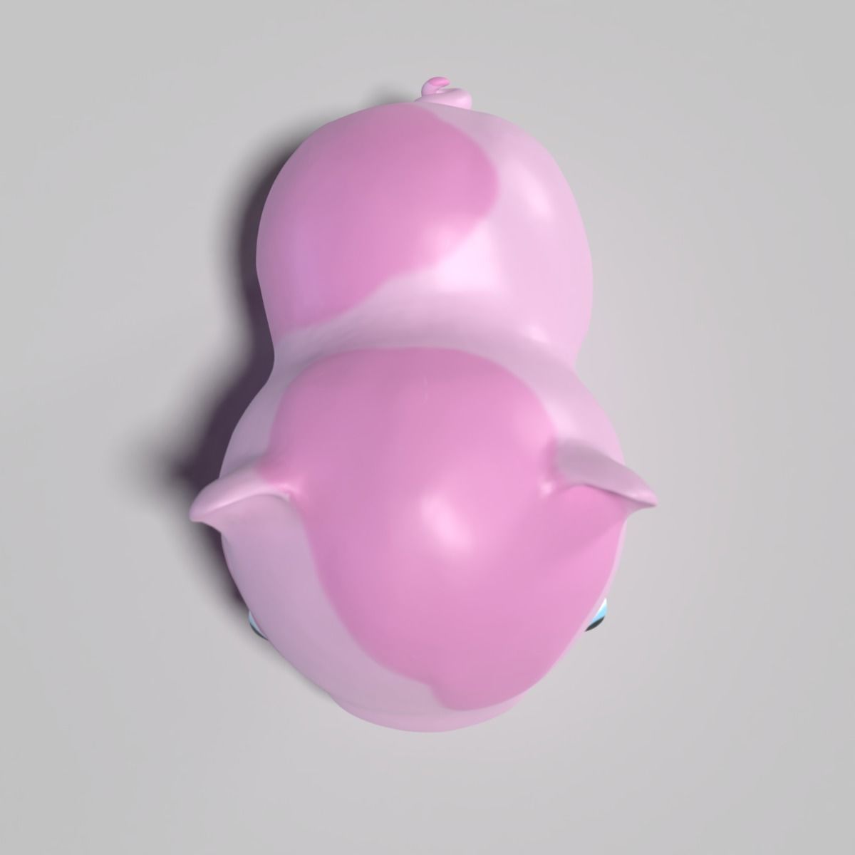 Cute Pig 3D model_5