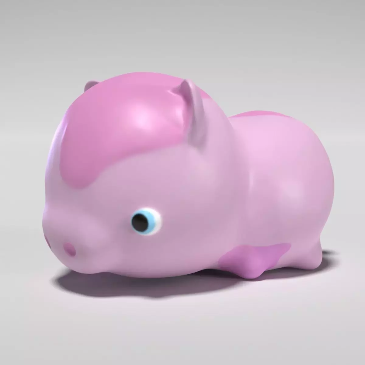 Cute Pig 3D model_0