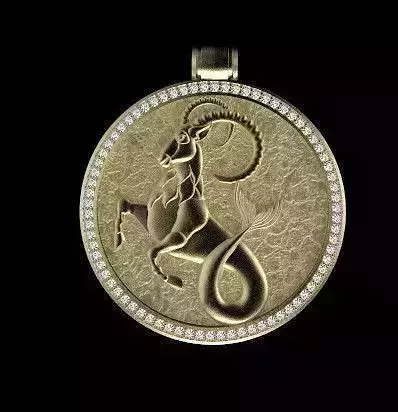 Capricorn pendant 3D print model