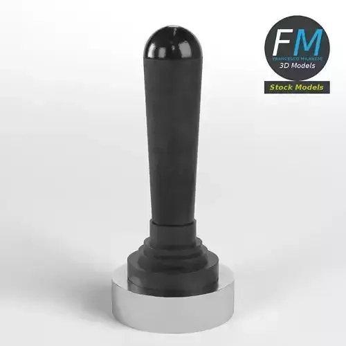 Joystick lever valve 3D model