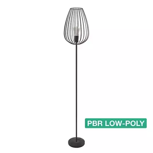 Floor Lamp - Mirach -  Low-poly 3D model