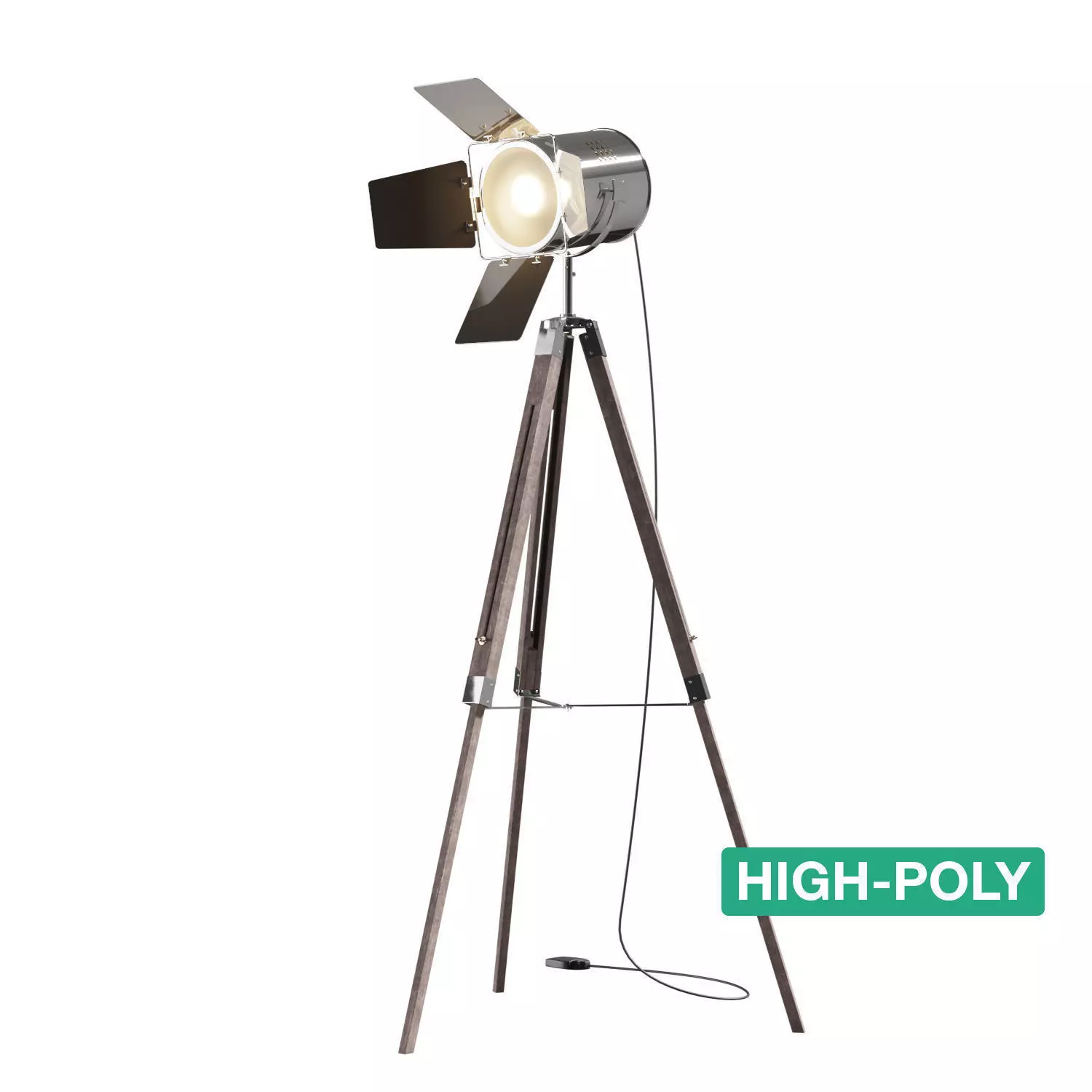 Floor Lamp - Adhil -  3D model_0