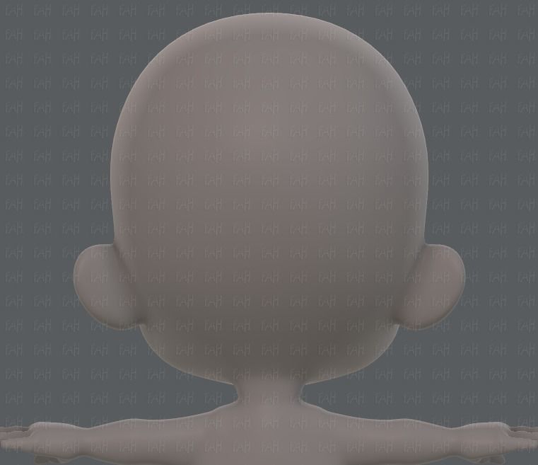 Baby V01 Low-poly 3D model_21