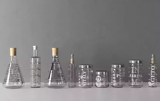 Lab Glassware 3D model