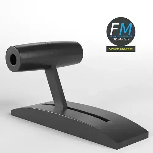 T-Lever door handle 3D model