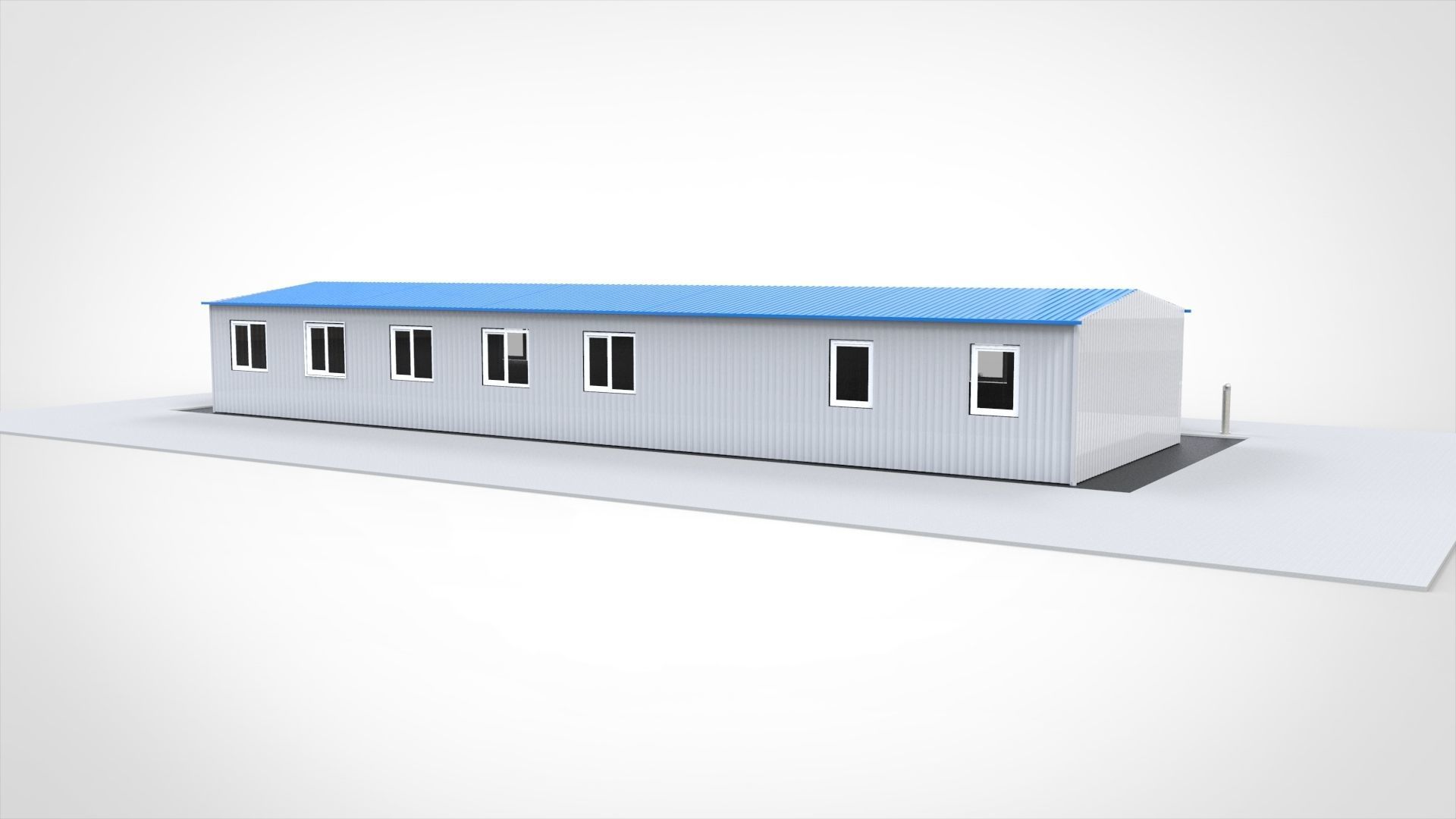 Modular building 3D model_4