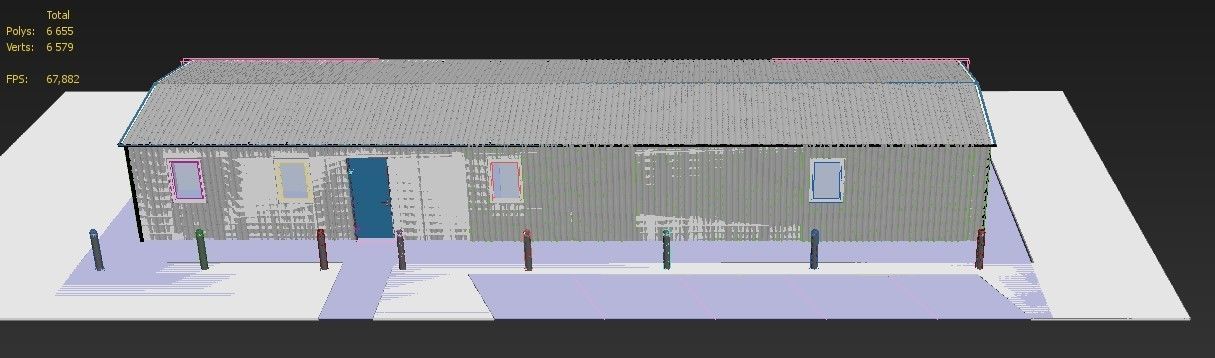Modular building 3D model_6
