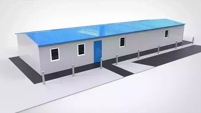 Modular building 3D model