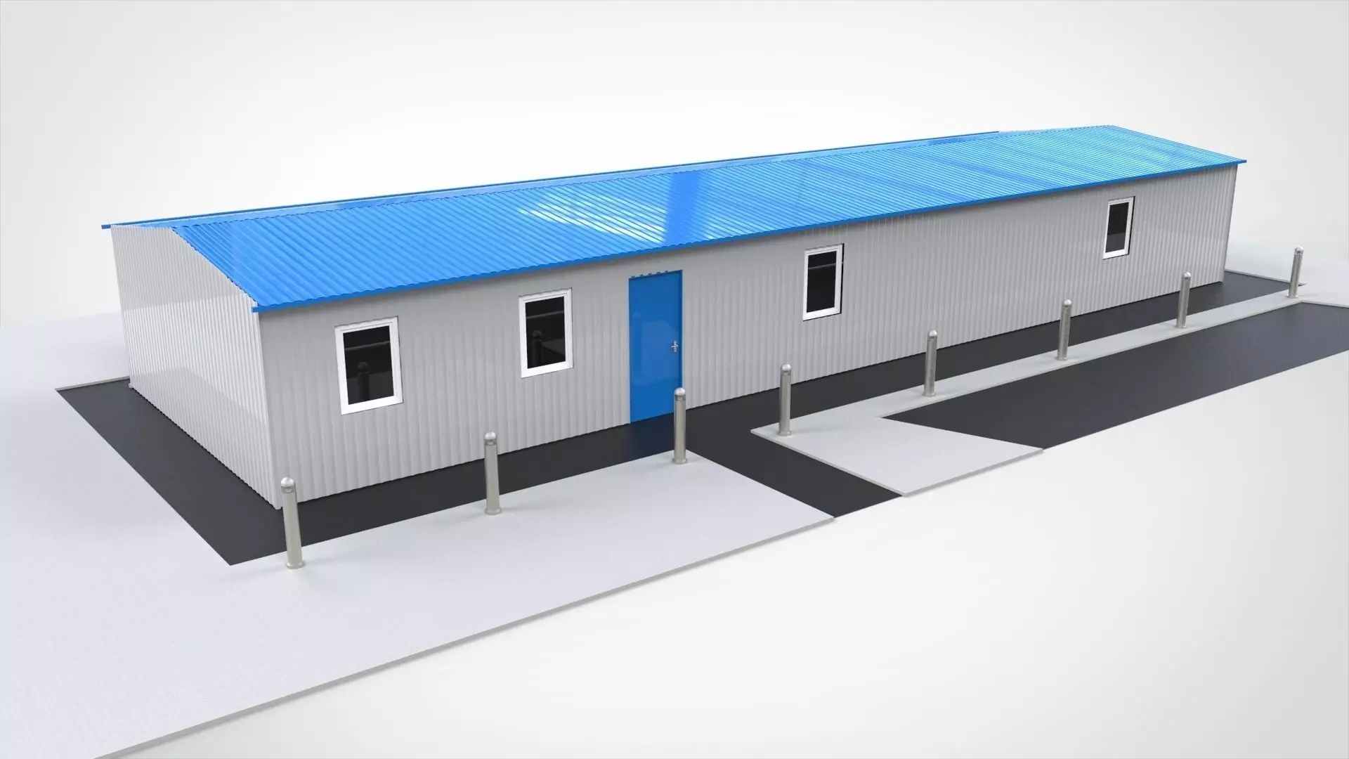 Modular building 3D model_0