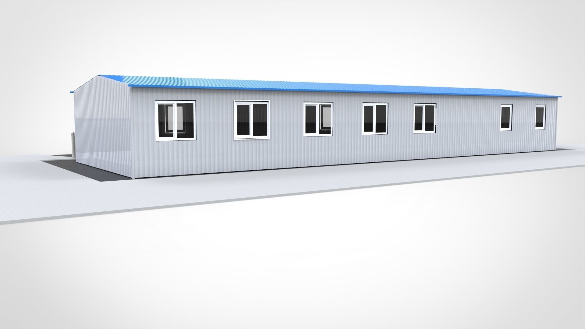 Modular building 3D model_5