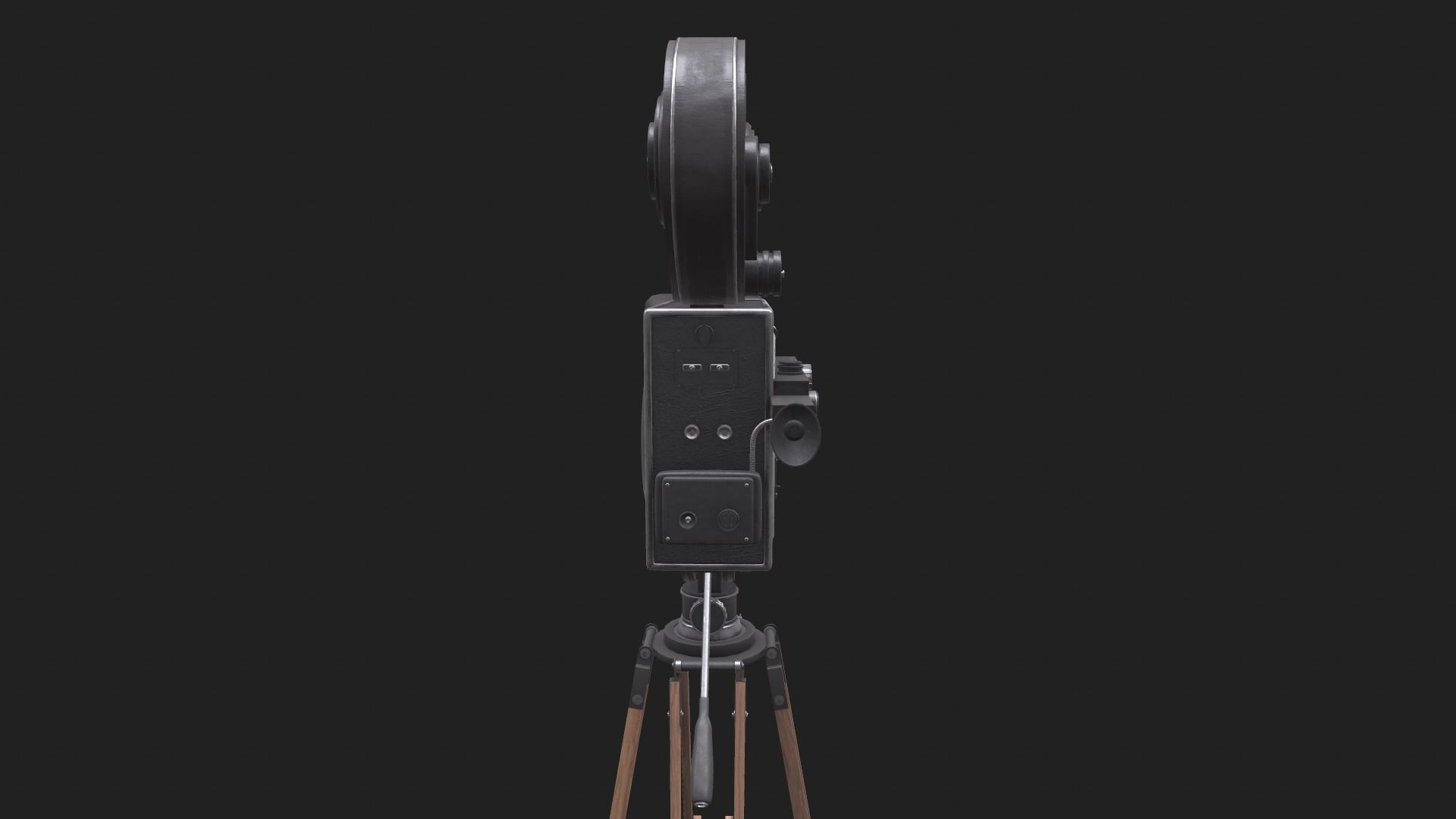 Classic Movie Camera 3D model_22