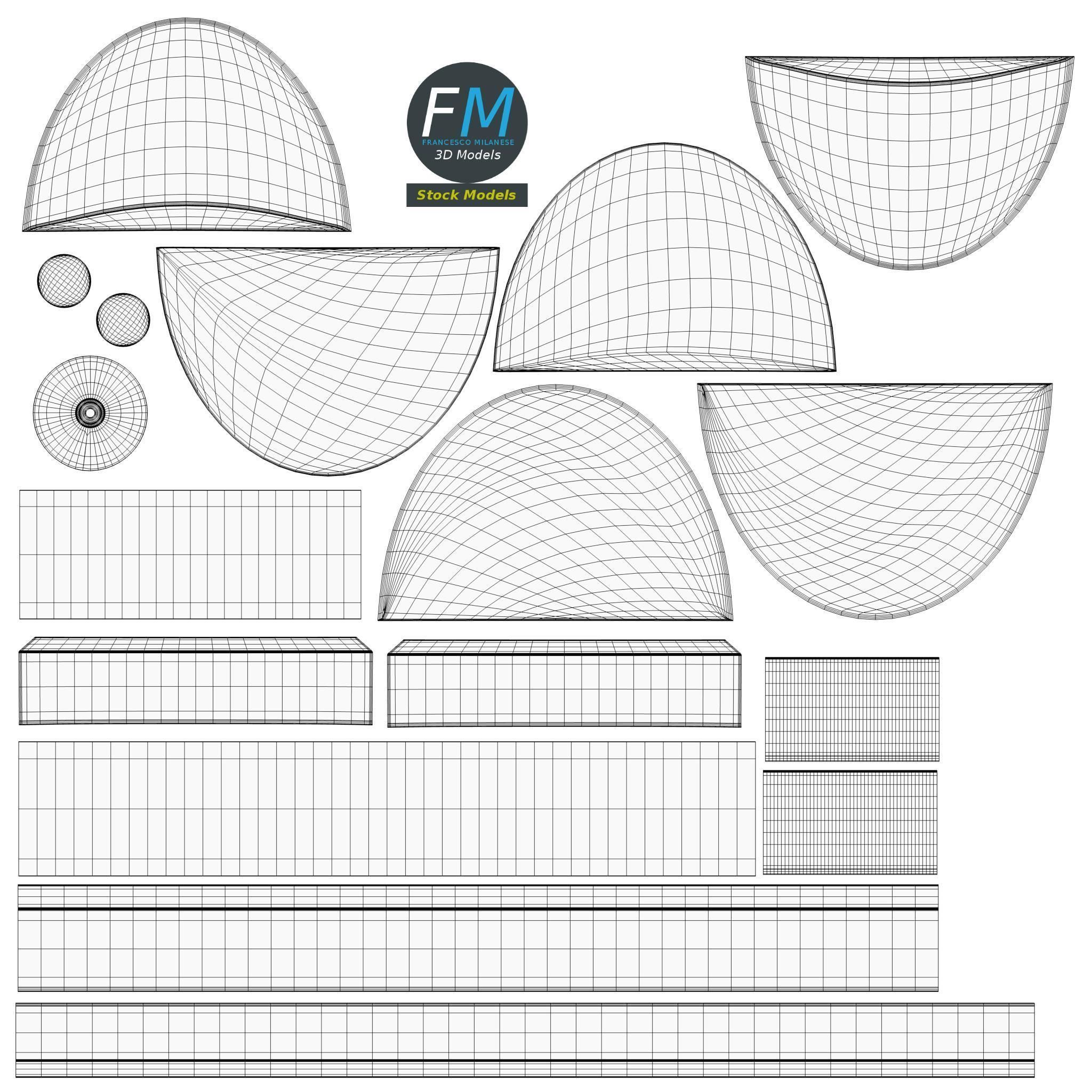 Engine control lever 3D model_11