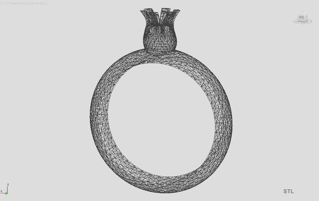 Tulip Ring 3D print model_8