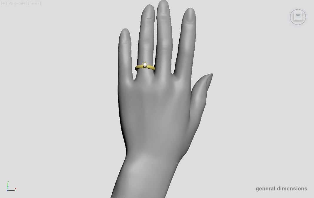 Tulip Ring 3D print model_9