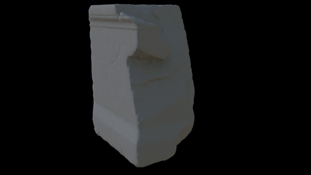 Historical Stone 3D model_7