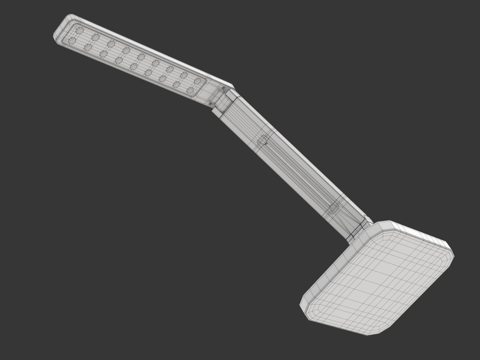 Modern Table Led Lamp 3D model_37