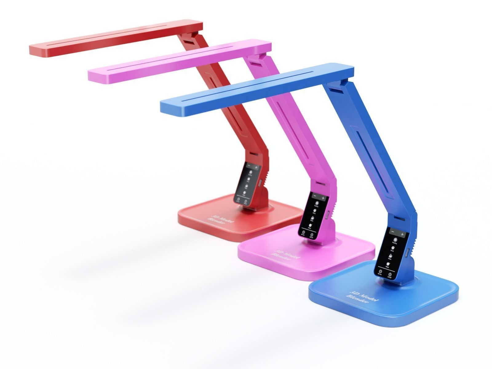 Modern Table Led Lamp 3D model_18