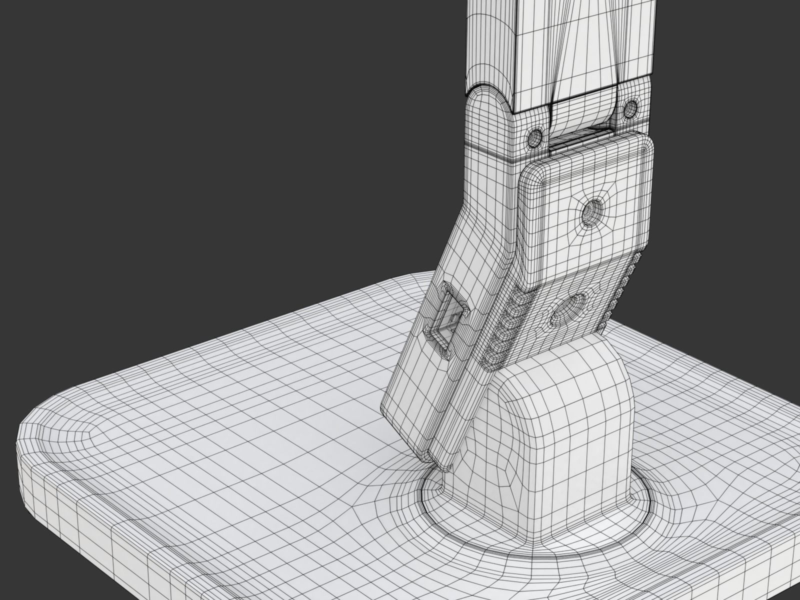 Modern Table Led Lamp 3D model_40