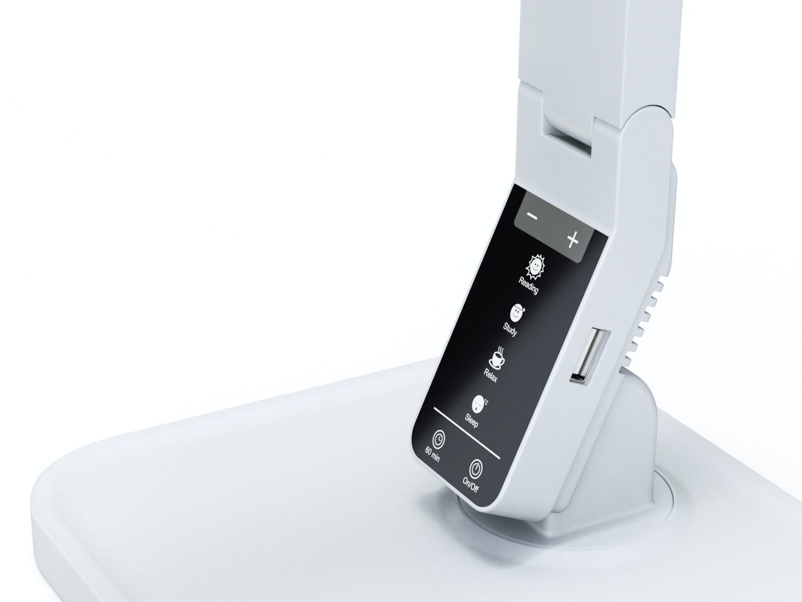 Modern Table Led Lamp 3D model_13