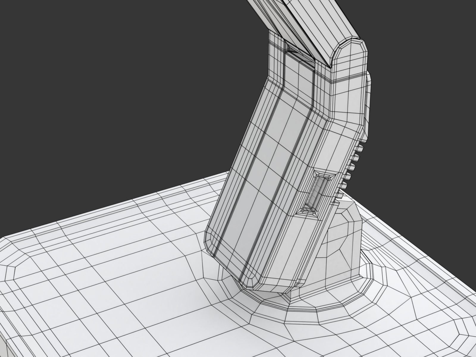 Modern Table Led Lamp 3D model_31